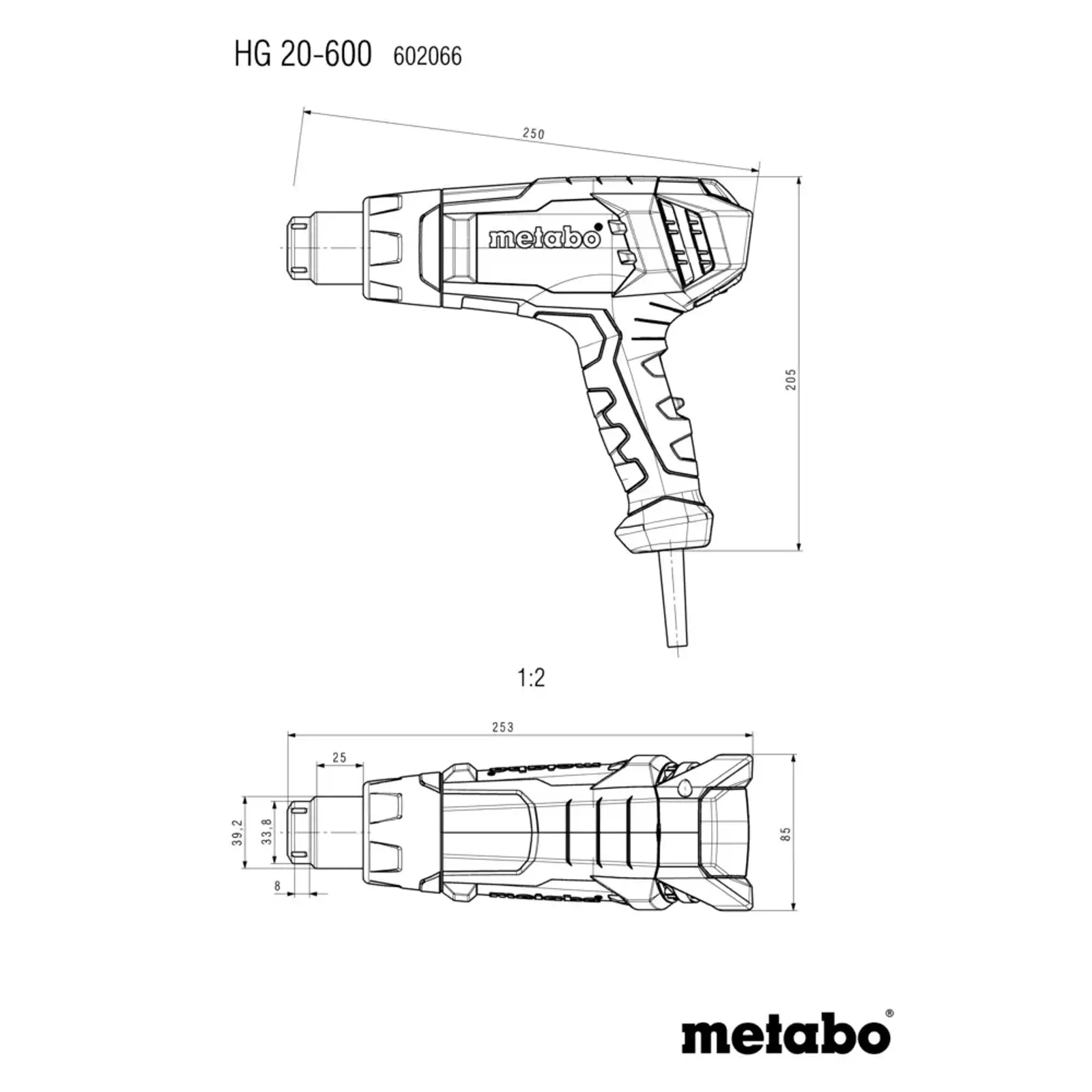 TOPLOZRAČNI FEN HG20-600 – slika 3