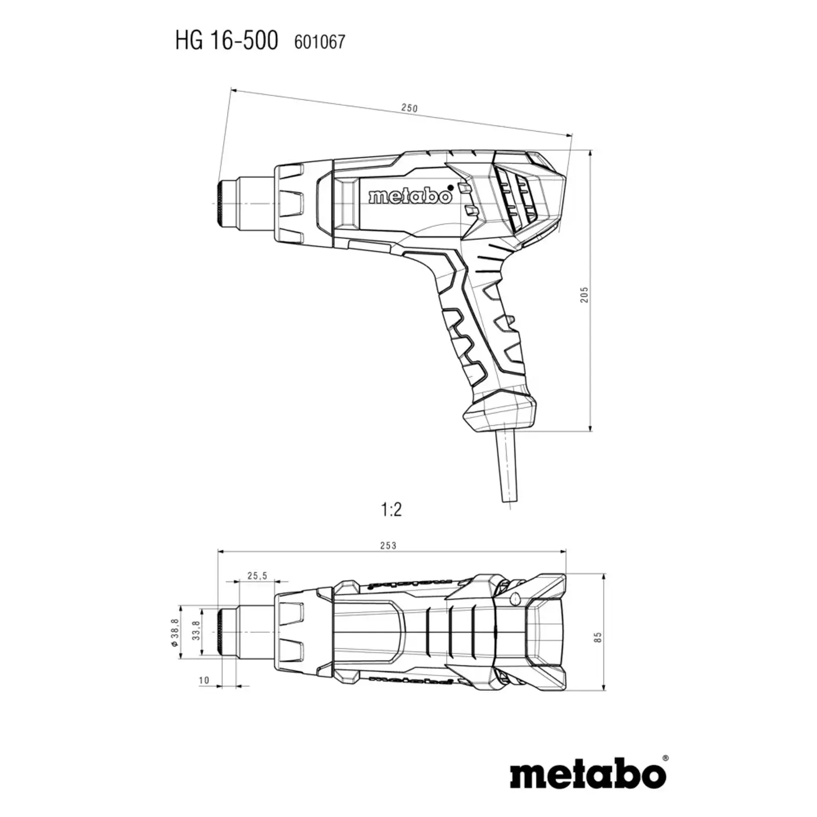 TOPLOZRAČNI FEN HG16-500 – slika 3
