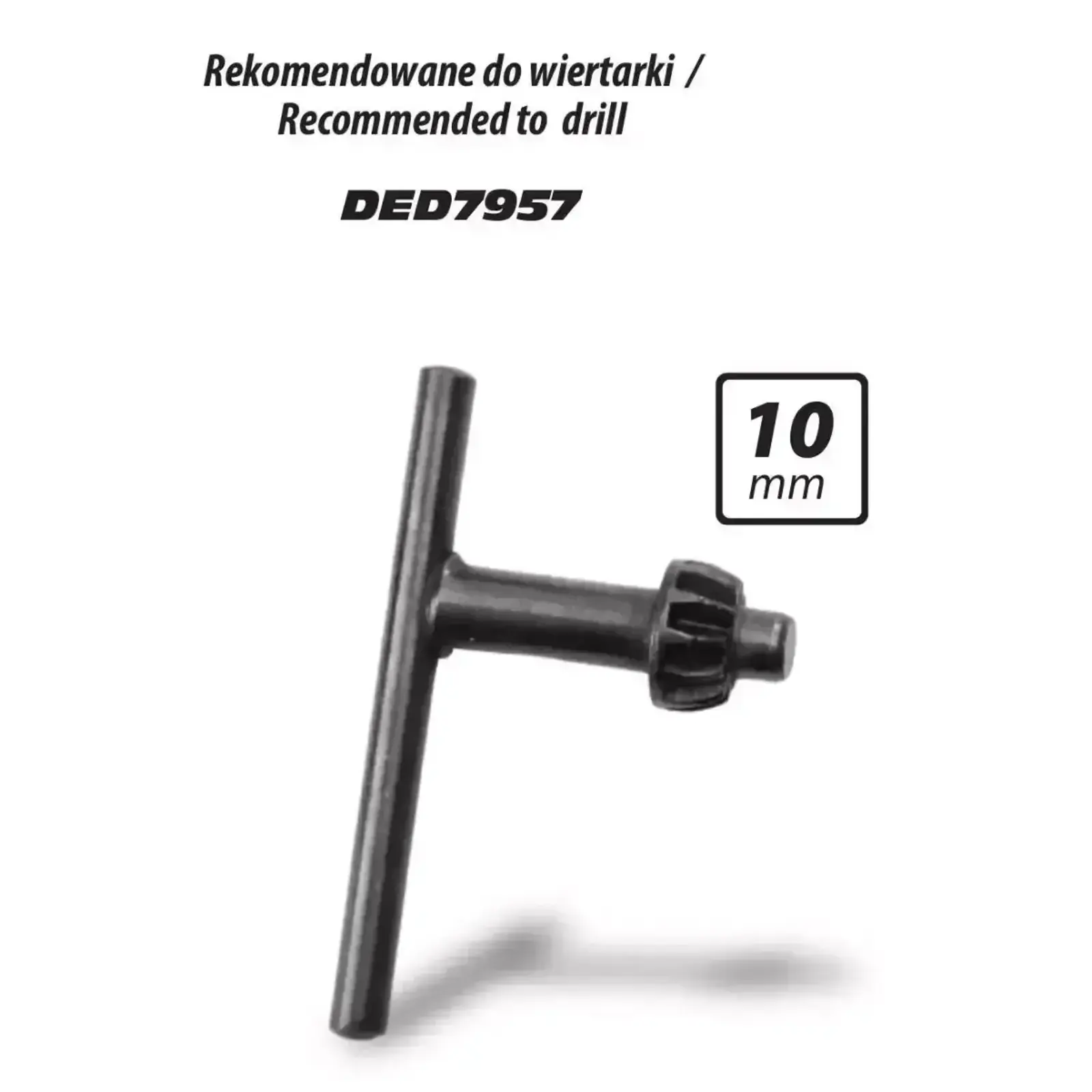 KLJUČ ZA VRTALNO GLAVO 10MM DEDRA