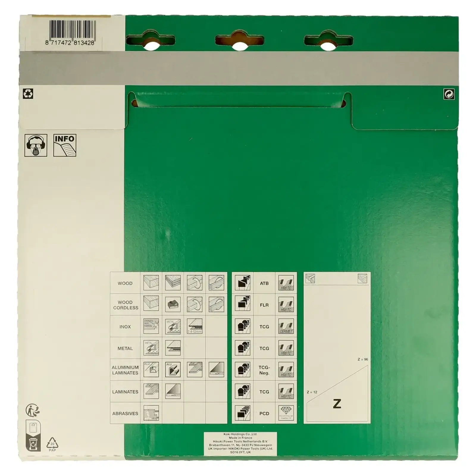 List krožne žage 235x30 Z60 – slika 2