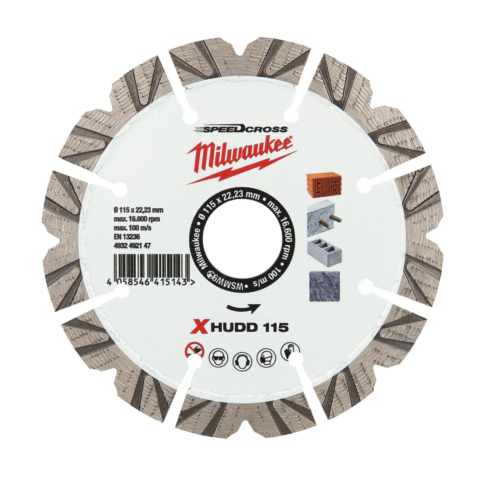 DIAMANTNA REZALKA Speedcross XHUDD 230  MILWAUKEE