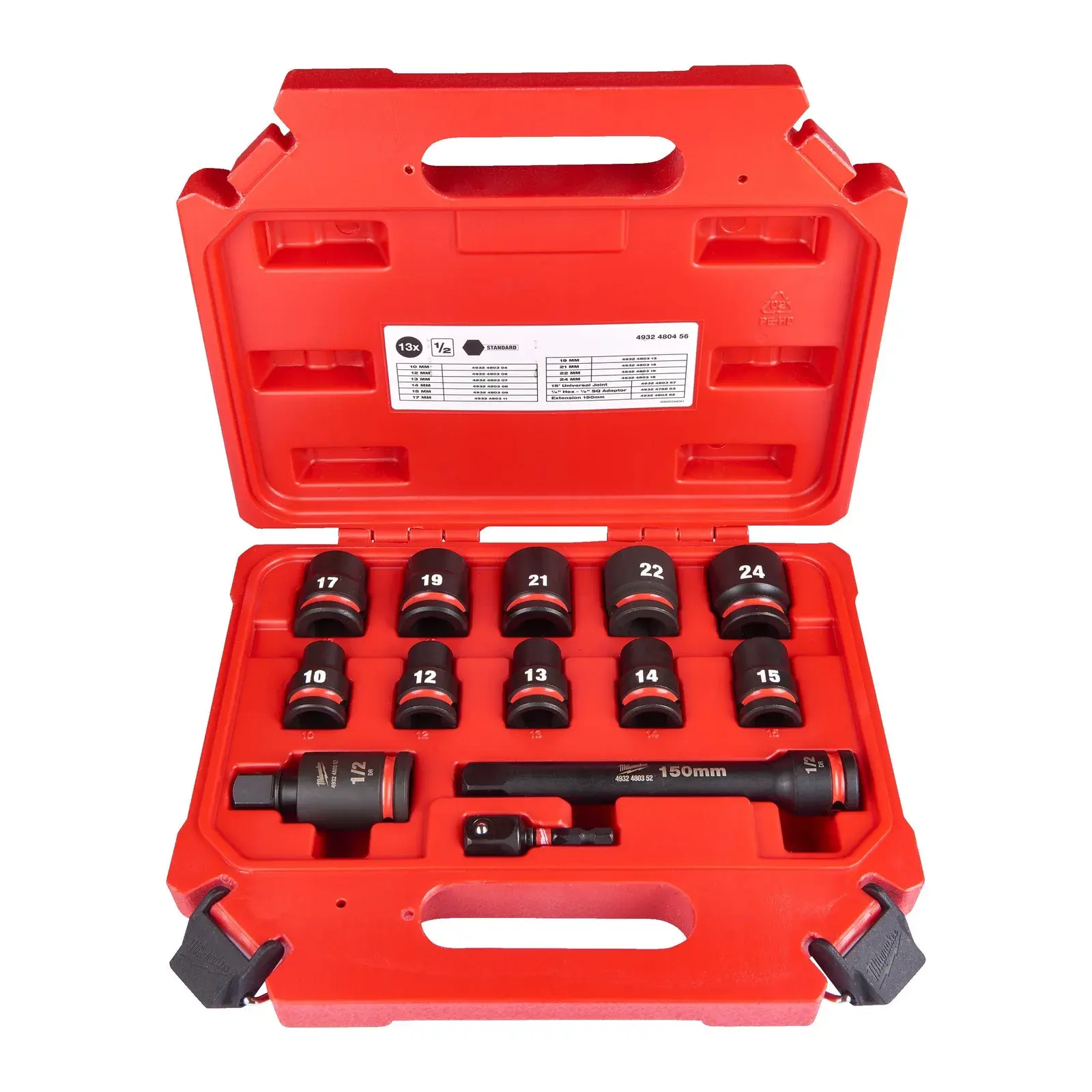 NATIČNI KLJUČI 1/2  10-del.SET