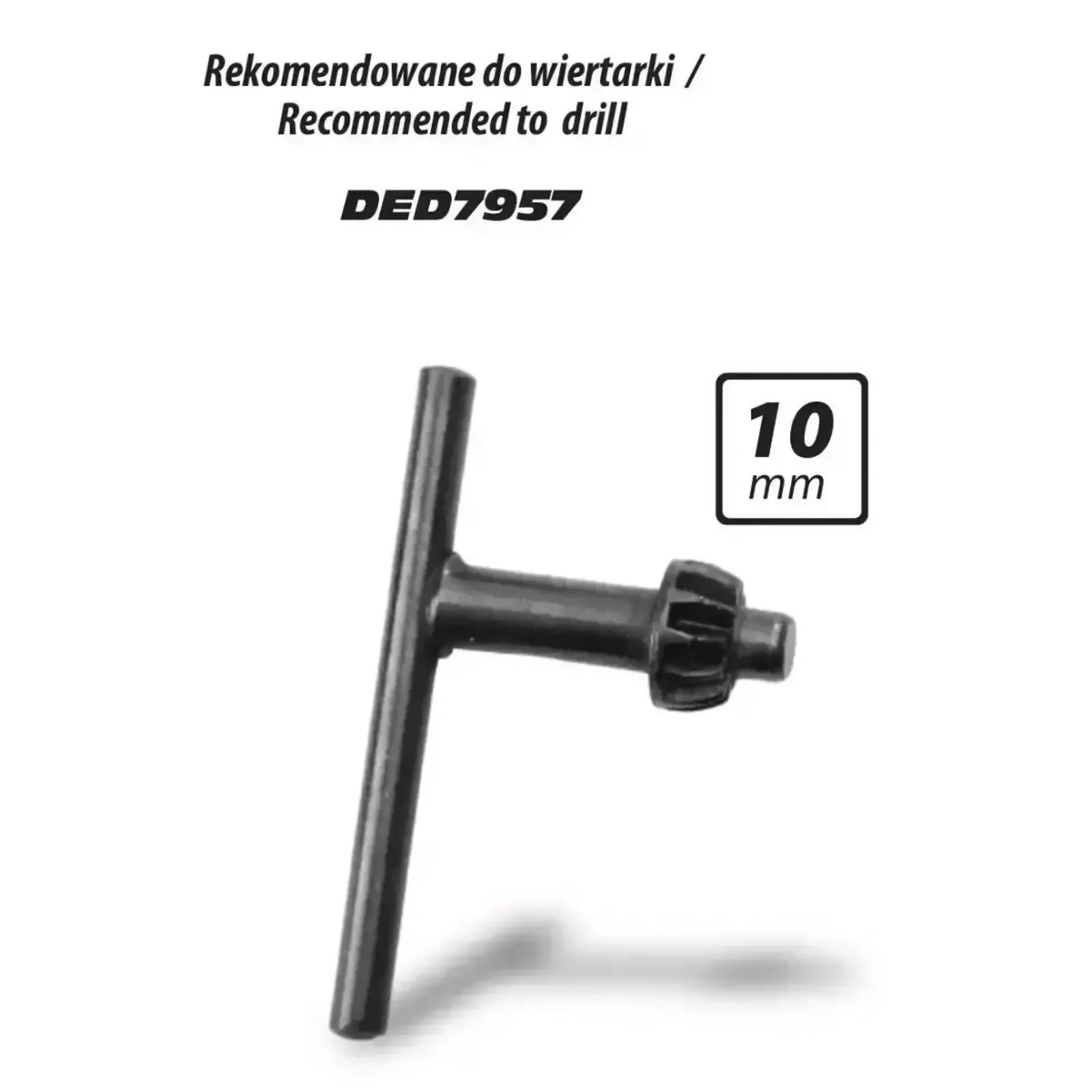 KLJUČ ZA VRTALNO GLAVO 10MM DEDRA